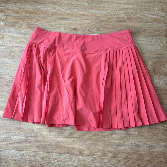 Calia by Carrie Underwood Side Pleate Court Skirt 14” Guava Pink NWT Size XXL